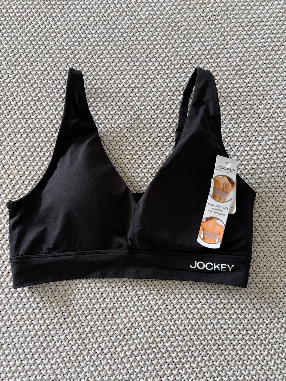 Jockey Black Wireless Comfort Bralette